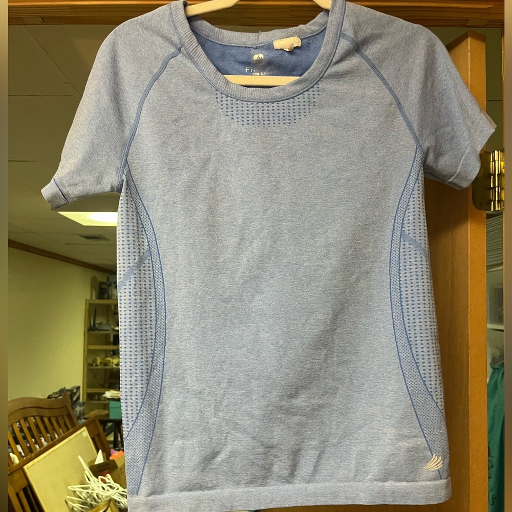 Baby Blue Workout Top